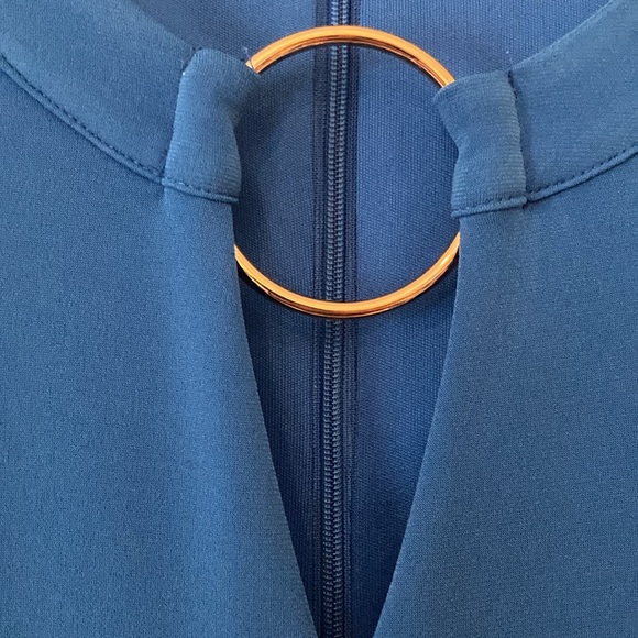 NWOT Sleeveless royal blue lined dress ….. never worn - Picture 3 of 6